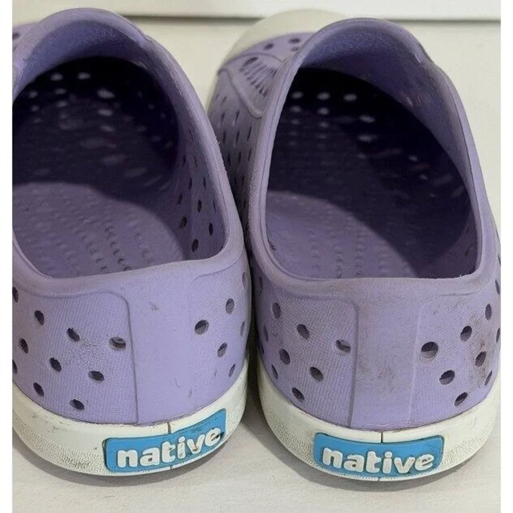 Lot of 2 Girls Native Jefferson Slip On Shoes Pink and Purple Size C9